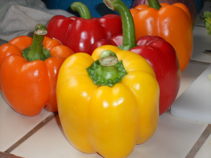 Bell peppers are very healthy with no fat, low calories and they are rich in vitamins and minerals 