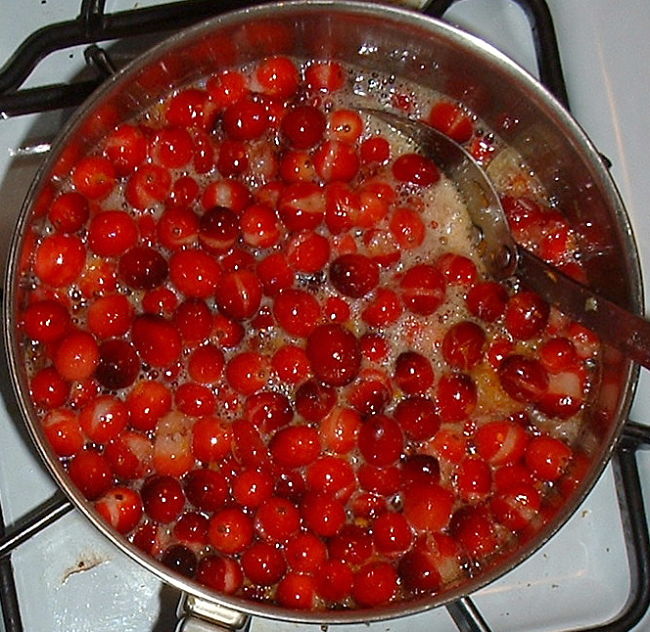 Cranberries are easily cooked and are used in a variety of savory and sweet dishes