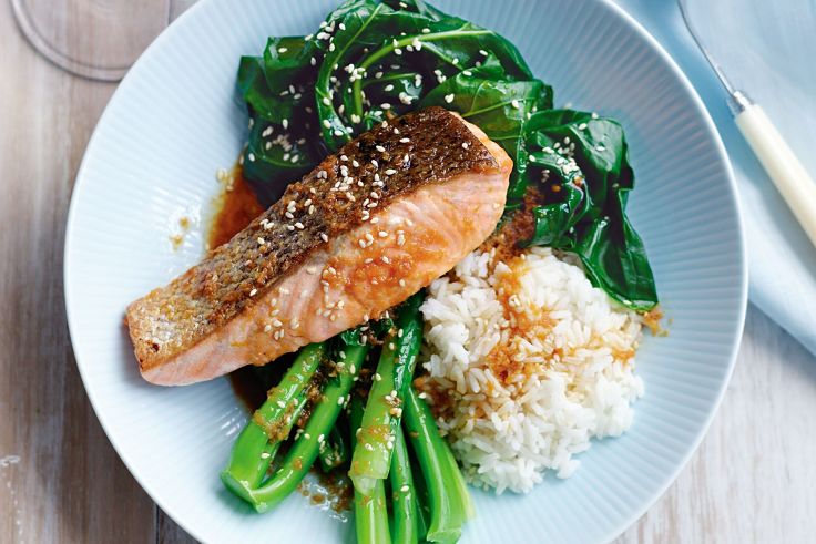 Ginger pairs will with all types of fish and seafood including grilled salmon