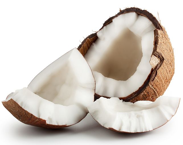Coconut has many health benefits - see the details here with detailed nutrition charts
