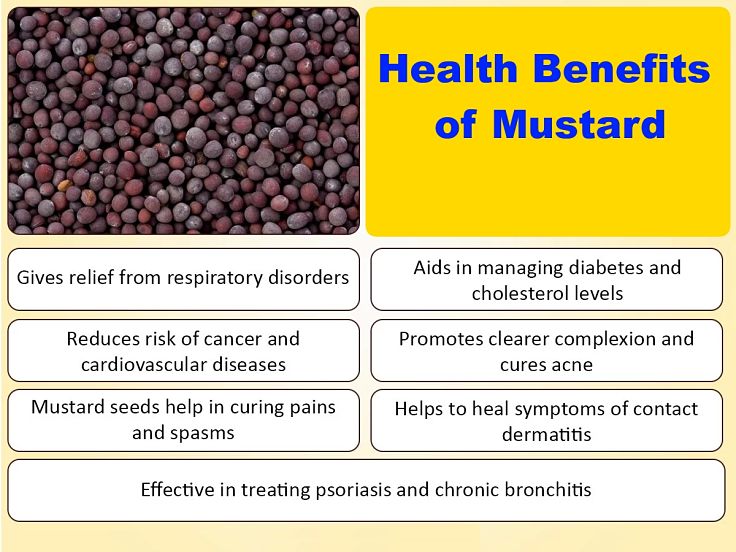 Mustard has an outstanding array of health benefits - see the details in this article