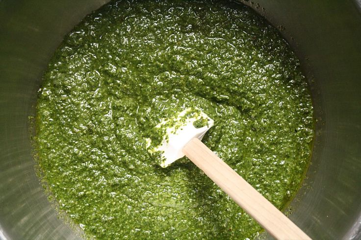 Add pine nuts to pesto and other sources to boost the nutrients and provide a balanced flavor